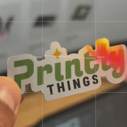 Holographic Die Cut Stciker
